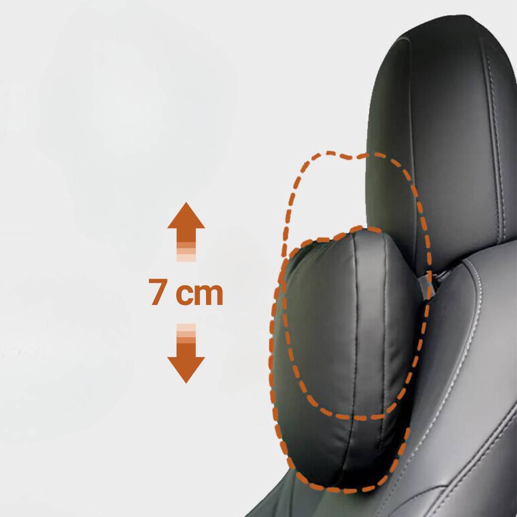 Tesla nyakpárna fix bőrpánt