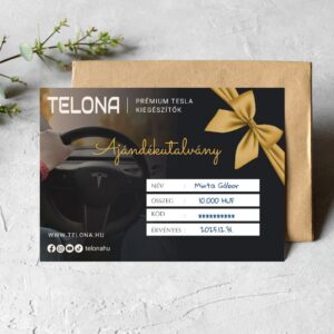 Prémium Tesla kiegészítő ajándékutalvány