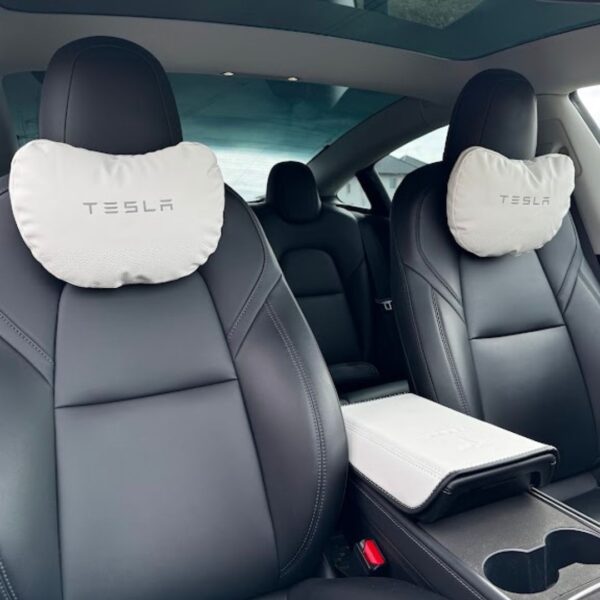 Tesla ülés nyakpárna perforált nappa bőr borítással - Image 9