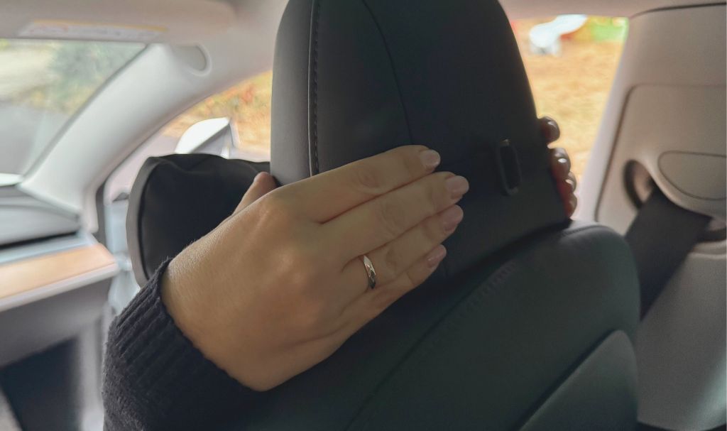 Tesla nyakpárna felhelyezés